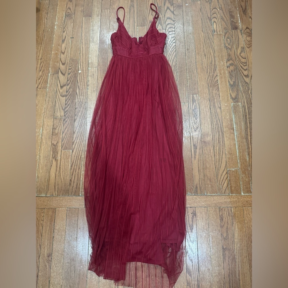 Fashion Nova Kids Dress in Deep Red